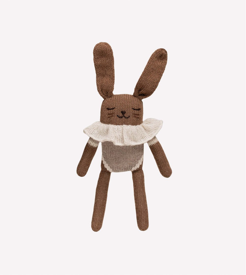 Doudou lapin "maillot avoine"