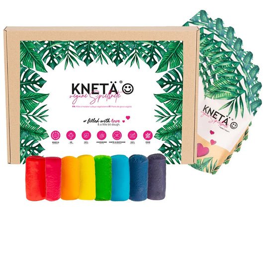 Coffret Pâte à Modeler KNETÄ 8 couleurs